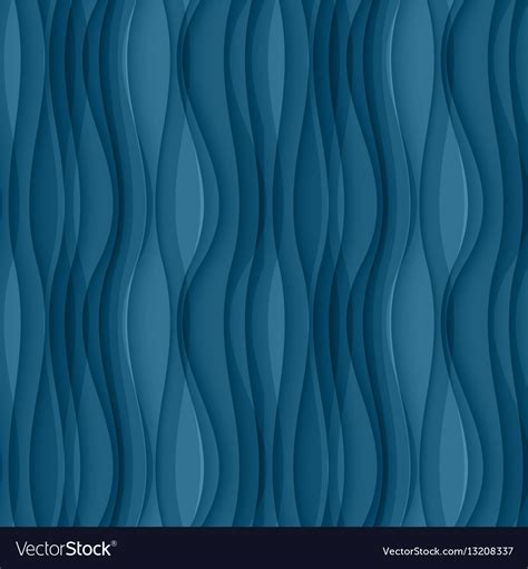 Blue Seamless Wavy Background Texture Royalty Free Vector