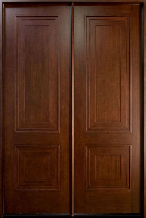 Mahogany Solid Wood Front Entry Door Double Custom Front Entry