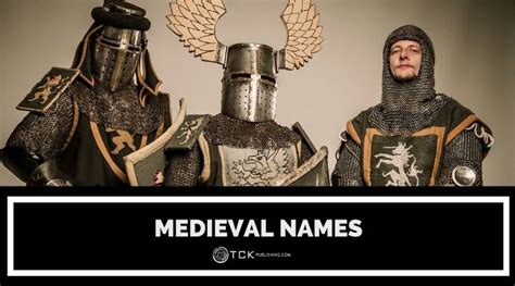 100 Medieval Names Their Functions And Where To Find More Tck