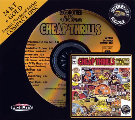 Big Brother And The Holding Company Cheap Thrills 2012 24kt Gold Cd