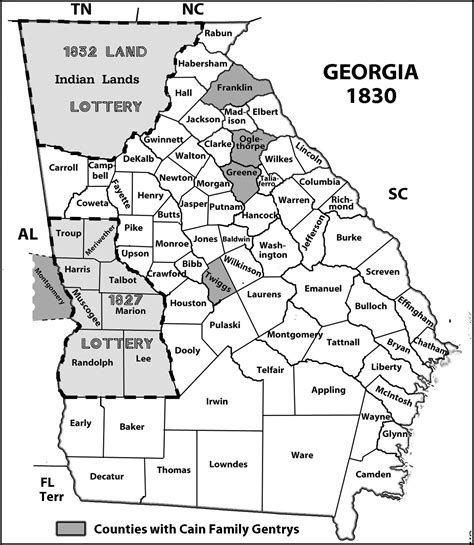 Us South Georgia Counties