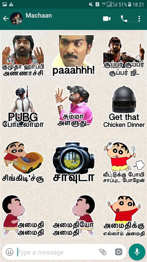 Whatsapp is free and offers simple, secure, reliable messaging and calling, available on phones all over the world. Tamilanda: Tamil stickers, WA Status WAStickerApps for ...