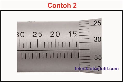 Cara Membaca Inside Micrometer Teknik Otomotif