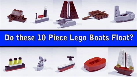 Do These 10 Piece Lego Boats Float Youtube