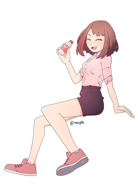 Ochaco In Her Summer Camp Outfit Because Its Just So Cute R