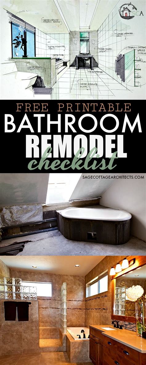 Planning for any bathroom remodeling project can produce good results. Bathroom Remodel Checklist - Free Printable Download ...