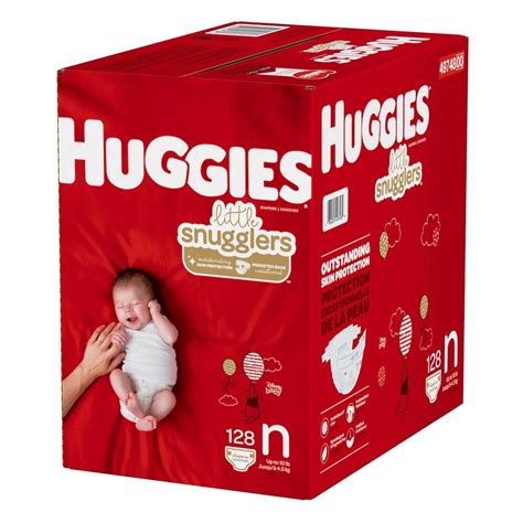 Huggies Little Snugglers Disposable Diapers Giant Pack Size Newborn