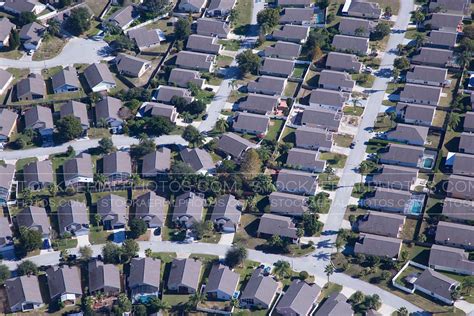 Aerial Photo Suburb Homes