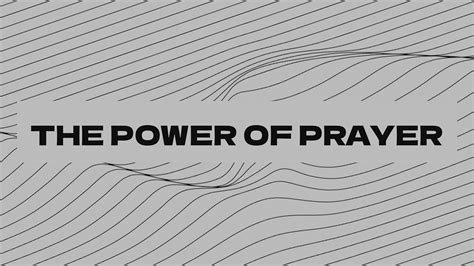 The Power Of Prayer Listening To God — Grace Fellowship Church