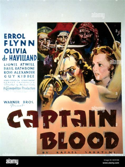 Captain Blood Errol Flynn Olivia De Havilland Stock Photo Alamy