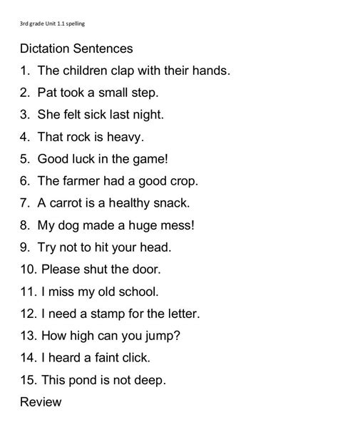 Beginner Class 1 Simple Sentences For Grade 1 Kidsworksheetfun