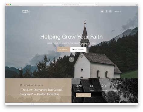 Best Free Church Website Templates To Preach Gospel
