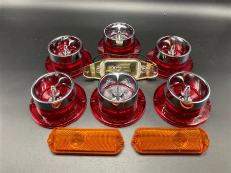 1963 Chevrolet Impala Rear Tail Light Back Up Lens Parking Lens Package