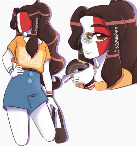 Pin De NOERU En CountryHumans En Chistes De Disney Dibujos Cosas Tipicas De Mexico