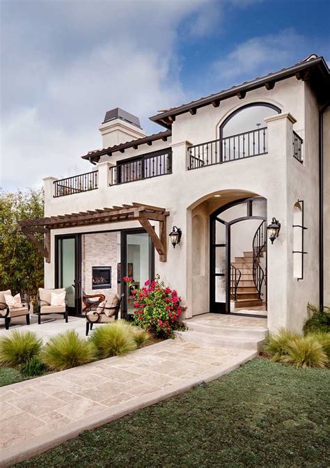 Something subtle that they did to make their exterior more interesting is to extend the color of the trim into a larger portion of the home's exterior. 15 Exceptional Mediterranean Home Designs You're Going To ...