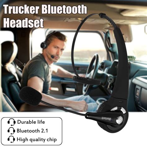 Trucker Bluetooth Headset Wireless Headphone Over The Head Office