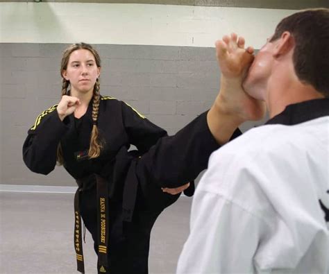 Pin By Not Sure On Martial Kicks In 2020 Martial Arts Girl Karate