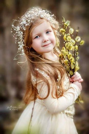 Flower Girl Dresses Princess Face Beautiful Children
