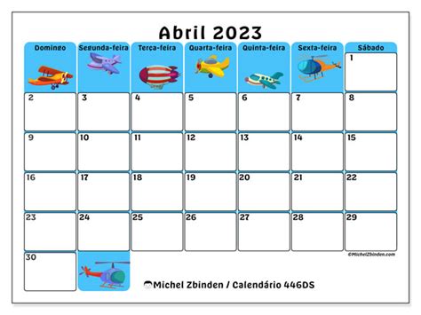 Calend 225 Rio De Abril De 2023 Para Imprimir 621ds Michel Zbinden Br