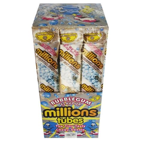 Millions Bubblegum Tubes 65g Sweetco Sweetco