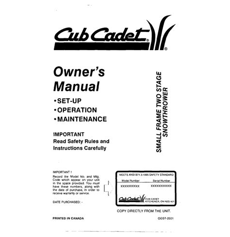 Cub Cadet Rzt S Owners Manual Pdf Download Manualslib