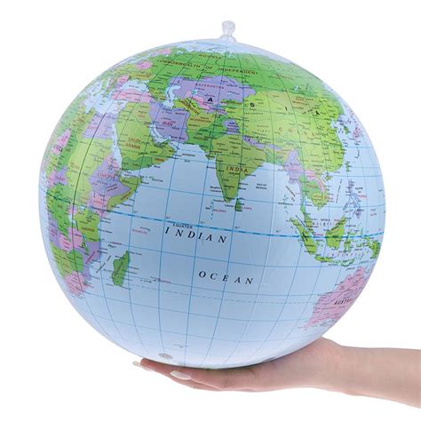 Educational World Globe Atlas Map With Swivel Stand Geography