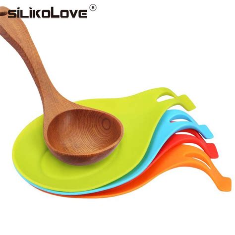 Silikolove Silicone Insulation Spoon Pad Mat Rest Heat Resistant