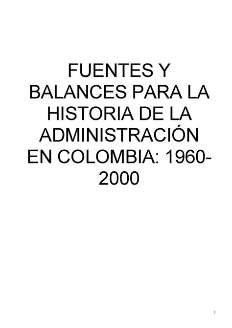 Calaméo Historia De La Administracion En Colombia