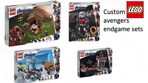Lego Avengers Endgame Custom Sets 2 Youtube