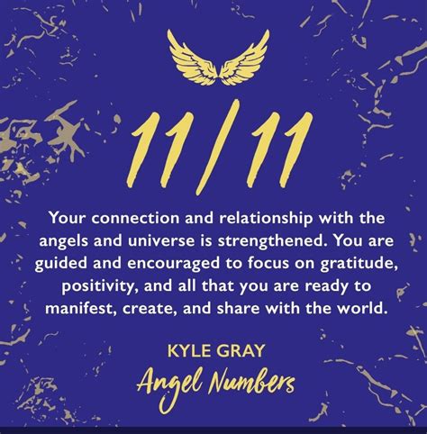 Kyle Gray ~ Angel Numbers 😇 Aesthetic Words Meditation Quotes