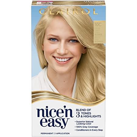 Amazon Com Clairol Age Defy Permanent Hair Dye Light Blonde Hair