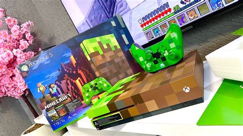 Xbox One S EdiÇÃo Minecraft Unboxing Youtube