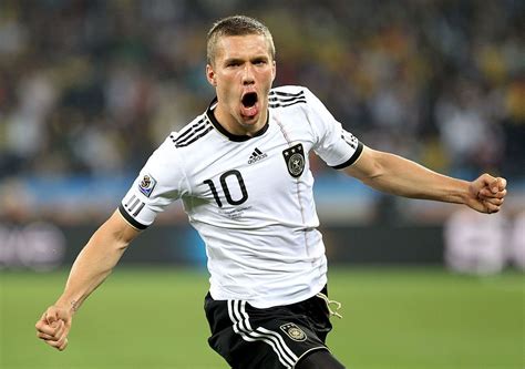 In the game fifa 13 his overall rating is 81. Lukas Podolski of Germany celebrates scoring the first ...
