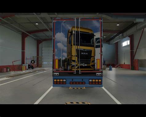 New Man Tgx Generation Trailer Skin V Ets Mods Euro Truck Simulator Mods Ets Mods Lt