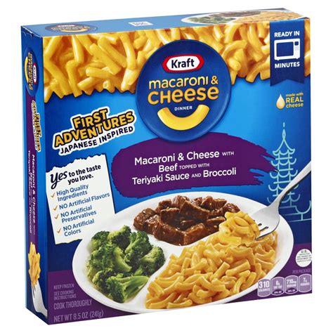 Mac And Cheese First Adventures Teriyaki Beef And Broccoli Frozen Dinner