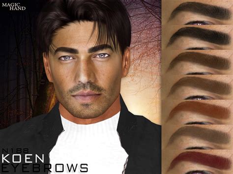 The Sims Resource Koen Eyebrows N188