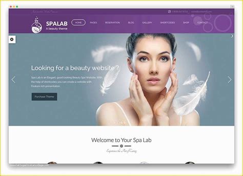 Hair Salon Website Design Templates Free Of 20 Beautiful Spa And Beauty