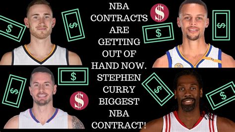 Nba Contracts And Stephen Curry Biggest Contract Youtube