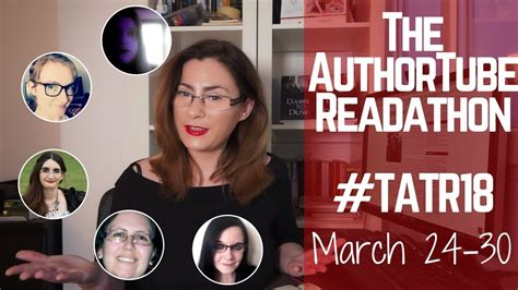 The Authortube Readathon Announcement Tatr18 Youtube
