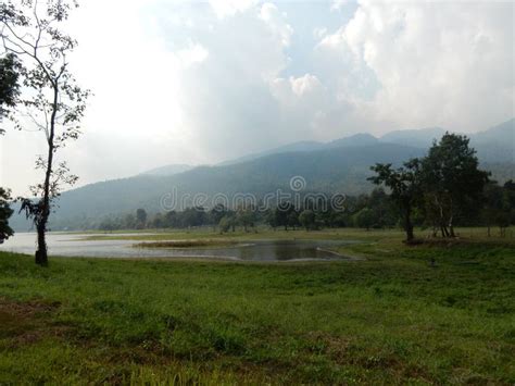 View Of Huay Tueng Tao Lake In Chiang Mai Thailand Stock Image Image