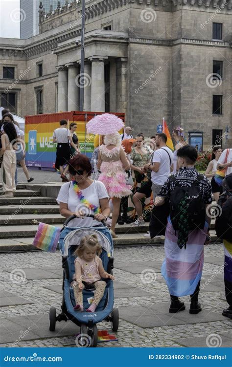17 june 2023 warsaw poland tens of thousands of people marched in warsaw s pride parade on