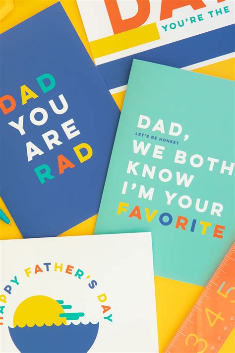 This year, show one of the most important men in your life how much you care for him by sharing one of these heartfelt father's day quotes in a thoughtful father's day card, a sweet text, or even a special tribute for him on social media. Free Printable Modern Father's Day Cards - Sarah Hearts