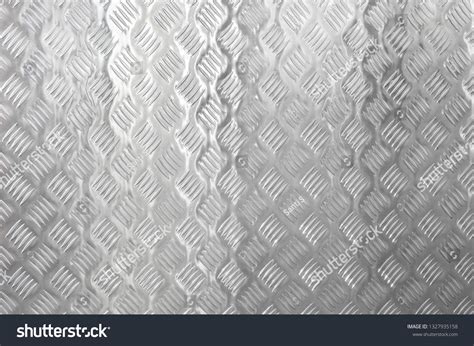 Aluminium Diamond Checker Plate Metal Texture Stock Photo 1327935158