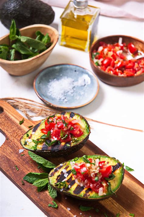 Grilled And Stuffed Avocado In The Kitch