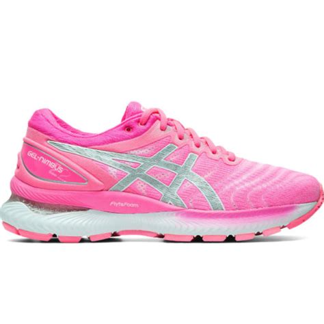 Asics Womens Gel Nimbus 22 Hot Pinkpure Silver Lauries Shoes