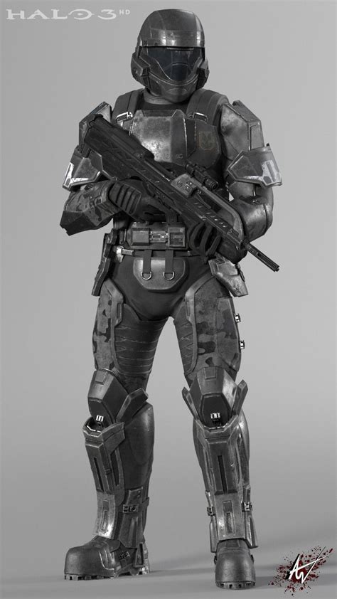 Artstation Halo 3 Odst Hd Abimael Salazar Trong 2020 Quân đội