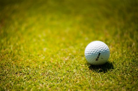 White Golf Ball On Green Grass · Free Stock Photo