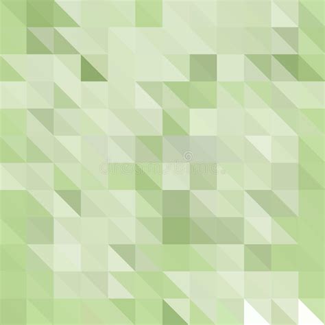 Abstract Polygonal Mosaic Background Of Triangles Light Green Color