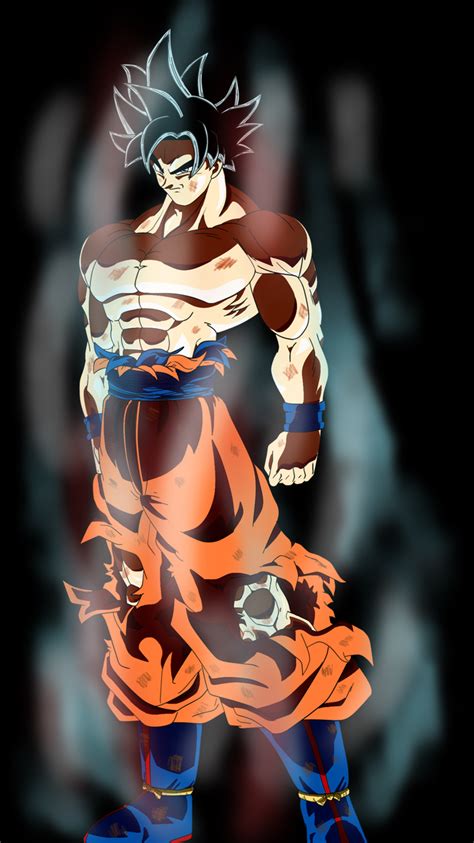 Ultra Instinct Omen Goku 5400x9600 By Tehkyrkis On Deviantart