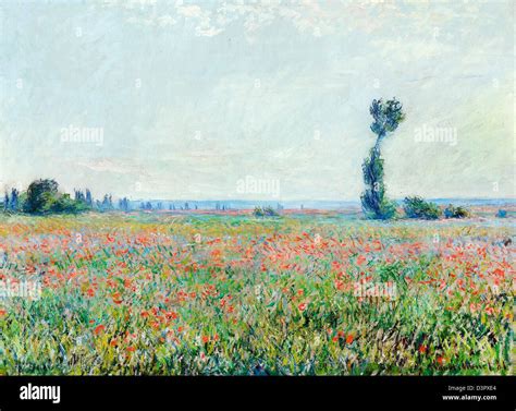 Claude Monet Poppy Field 1881 Claude Monet Hi Res Stock Photography And